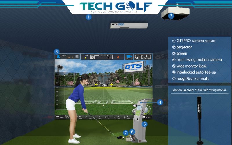 gói lắp đặt phòng golf 3d platinum gts 5.0