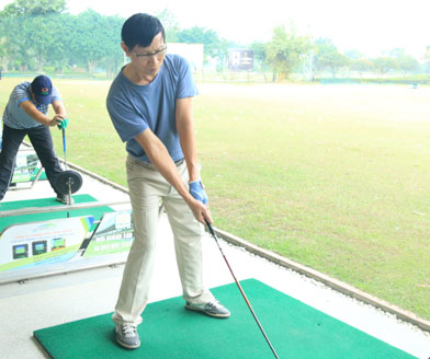 Golfer Lê Vương