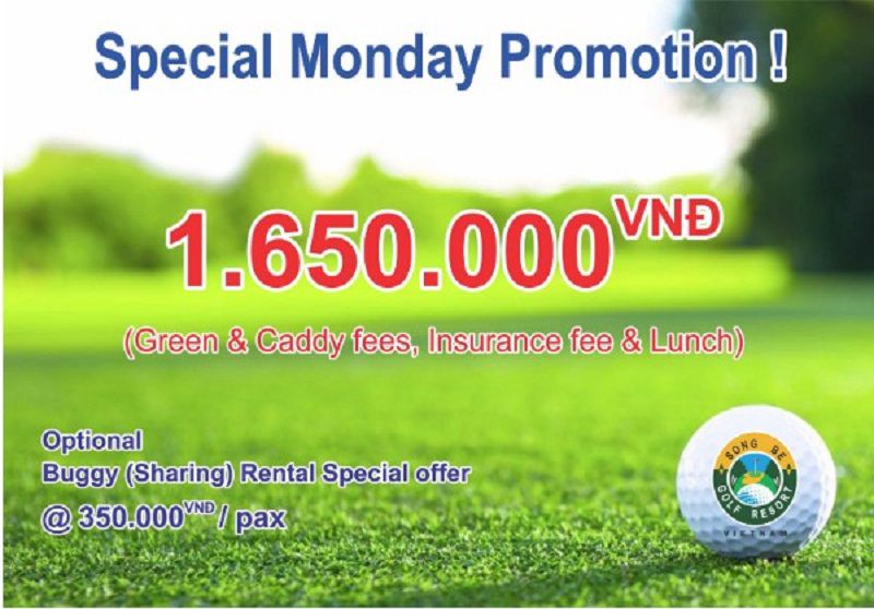 Bảng giá sân golf Sông Bé