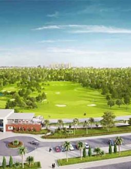 Sân golf Ecopark có nhiều tiện nghi phục vụ khách hàn