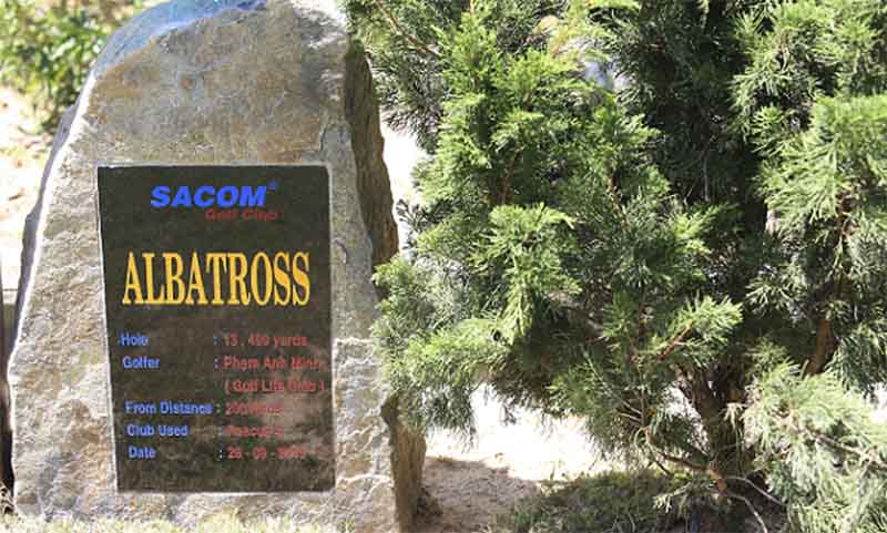 Nơi ghi điểm Albatross của golfer Phạm Anh Minh