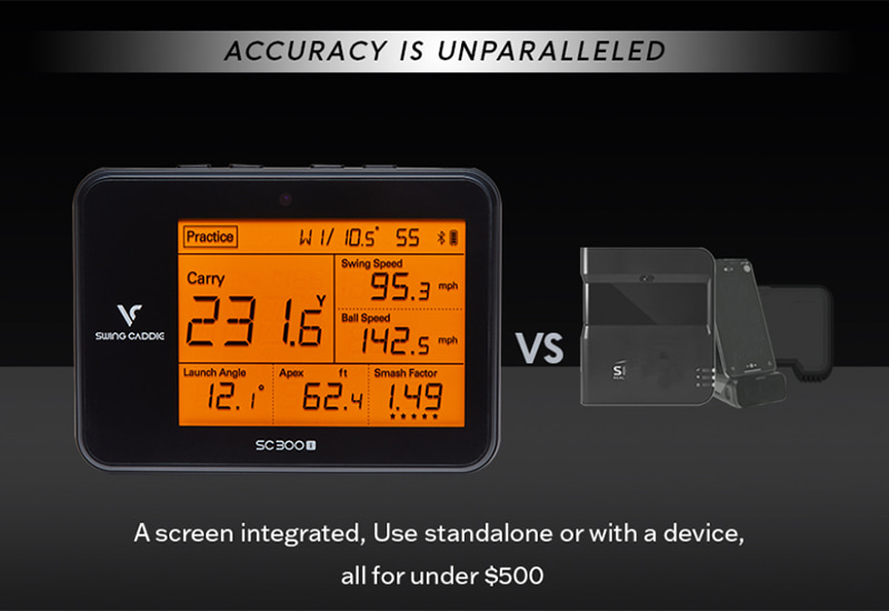 SC300i mang đến sự đa dạng cho golfer trong việc thoải mái lựa chọn các góc gác xếp phù hợp