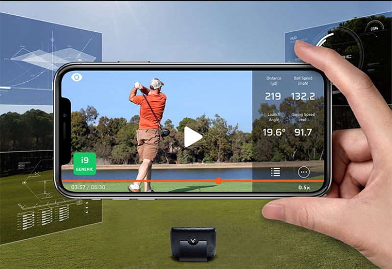 máy đo tốc độ swing golf Voice Caddie SC300i