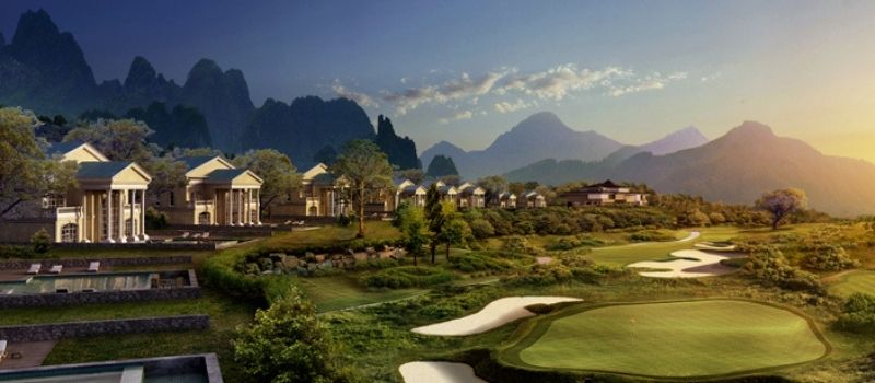 Khu villa nghỉ dưỡng hướng ra sân golf Khu villa nghỉ dưỡng hướng ra sân golf