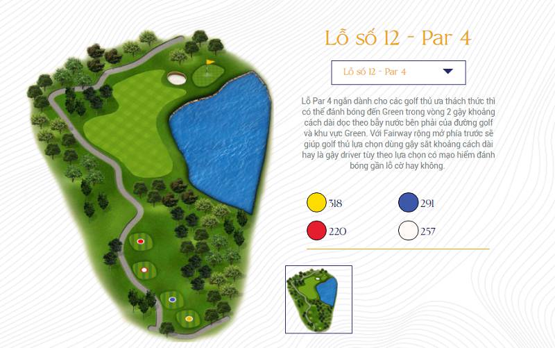 Hố 12 - Par 4