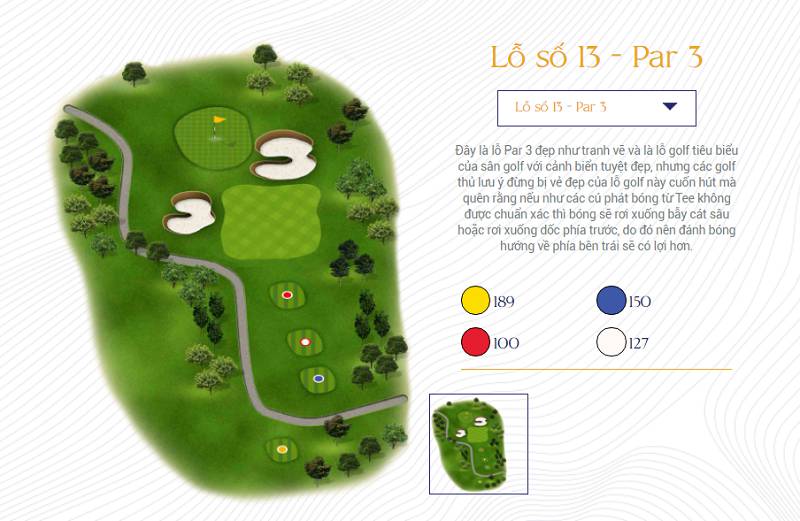 Hố 13 - Par 3