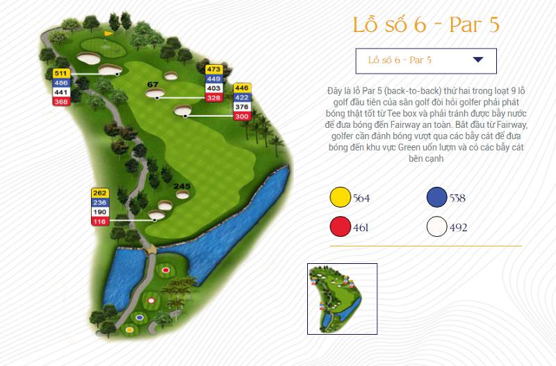 Hố 6 - par 5