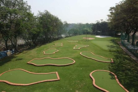 Sân tập golf Trần Thái thiết kế đẹp mắt, không gian thoáng đãng
