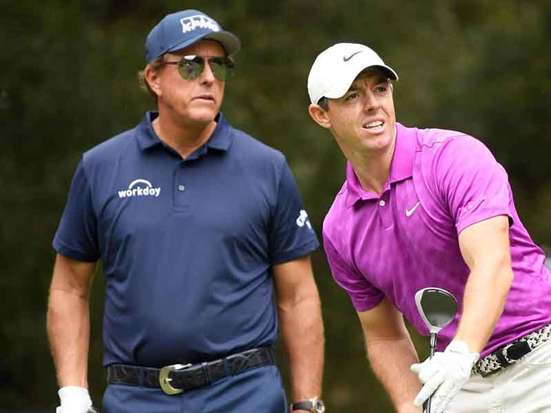 Rory Mcilroy và Phil Mickelson
