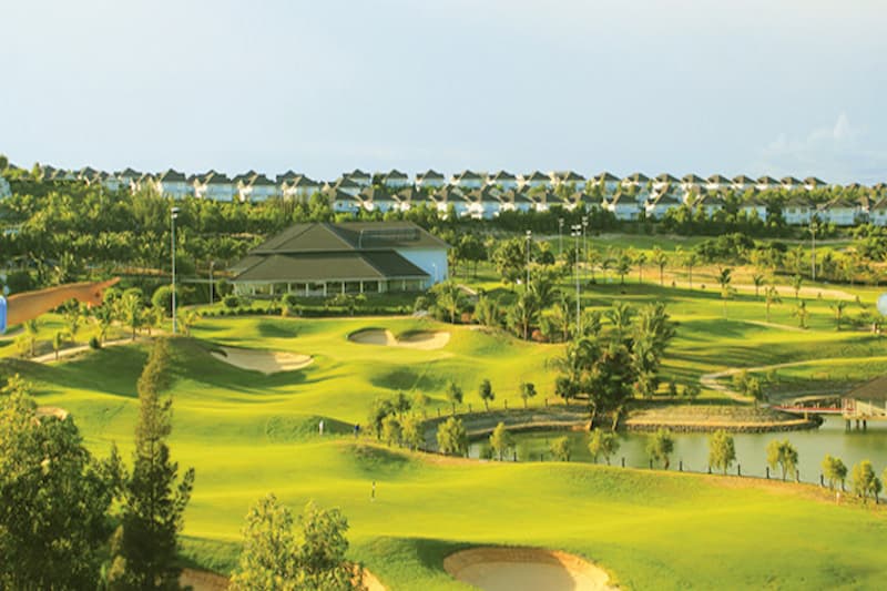 Sea Links & Country Club có địa hình nhấp nhô, độc đáo