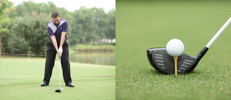 Golfer có thể lựa chọn vị trí bóng theo độ dài gậy