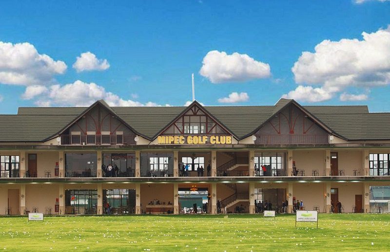 Sân tập golf Mipec có kích thước chuẩn