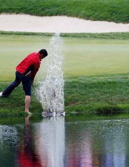 Cách xử lý khi bóng rơi vào bẫy nước