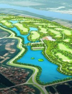 Sân golf Thuận Thành được đầu tư với quy mô 70ha
