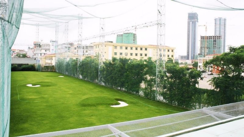 Sân tập đánh golf Cầu Giấy được nhiều golf thủ lựa chọn