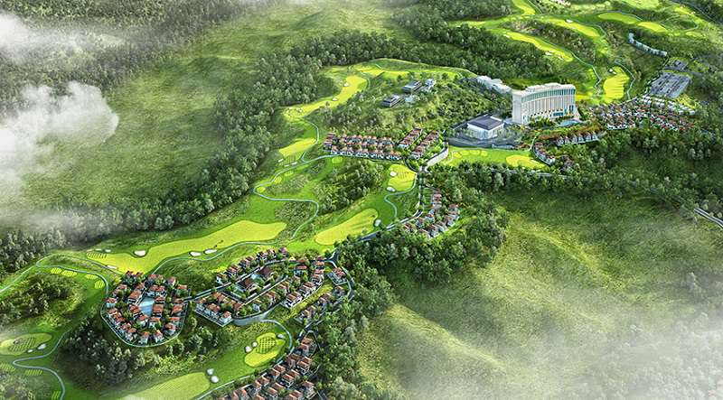 Không gian rộng lớn, cơ sở vật chất hiện đại tại sân golf Tam Nông 2