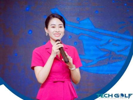 Bà Vũ Kim Dung - CTHĐQT bày tỏ sự biết ơn với quý đối tác, khách hàng