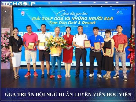 Câu lạc bộ golf “CLB GGA và Những người bạn” tri ân đội ngũ HLV học viện