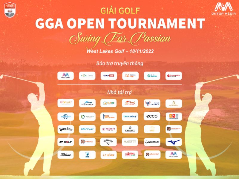 Techgolf - một trong những nhà tài trợ chính thức của giải đấu