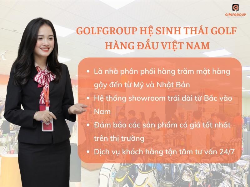 GolfGroup cam kết mang đến cho golfer những sản phẩm tốt nhất