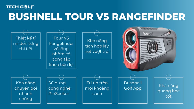 Tour V5 Shift là thiết bị đo khoảng cách sở hữu nhiều "điểm sáng"