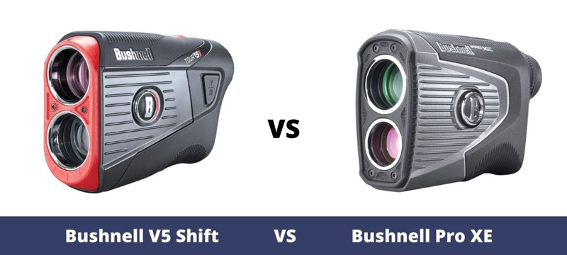 Hình ảnh Bushnell Pro XE vs V5 Shift