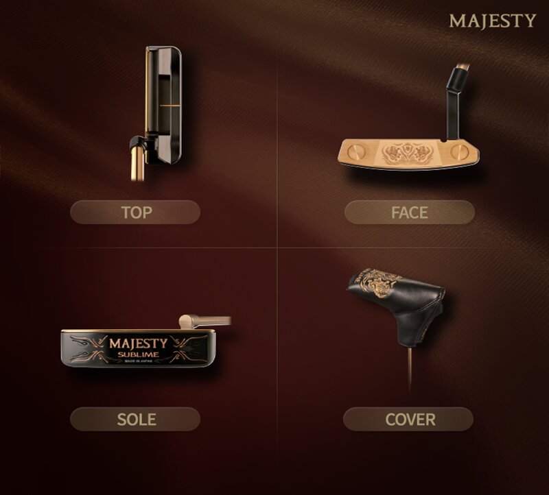 Gậy putter Majesty Sublime ưu tiên tạo độ chính xác cao