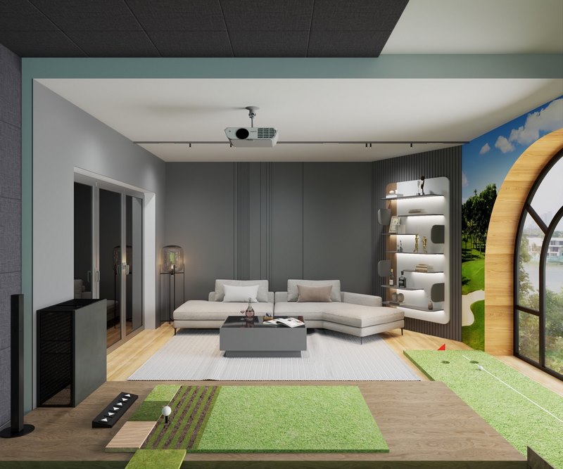 Lựa chọn nguyên vật liệu kém chất lượng là nguyên nhân chính làm cho phòng golf 3D nhanh chóng xuống cấp