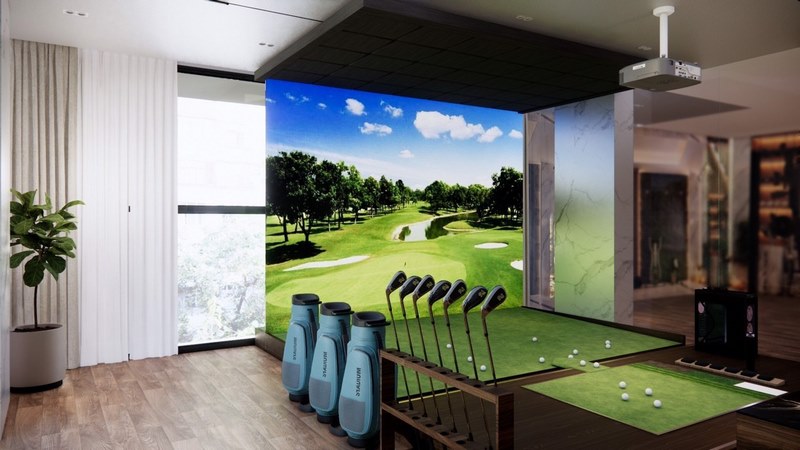 đơn vị thiết kế thi công lắp đặt phòng golf 3D tốt nhất