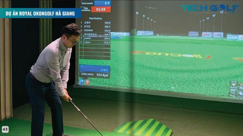 giá lắp đặt phòng golf 3D