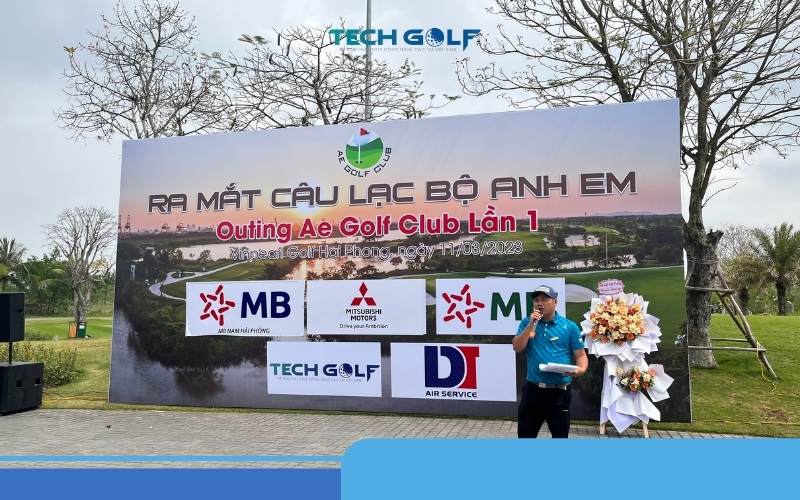 Nhà tài trợ vàng Techgolf góp mặt trong giải đấu CLB Anh em Golf Club Tại Vinpearl Hải Phòng