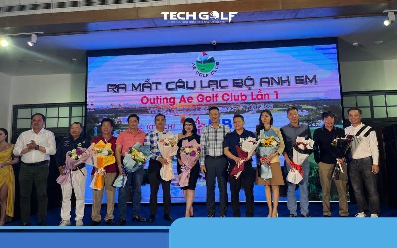 Nhà tài trợ vàng Techgolf góp mặt trong giải đấu CLB Anh em Golf Club Tại Vinpearl Hải Phòng