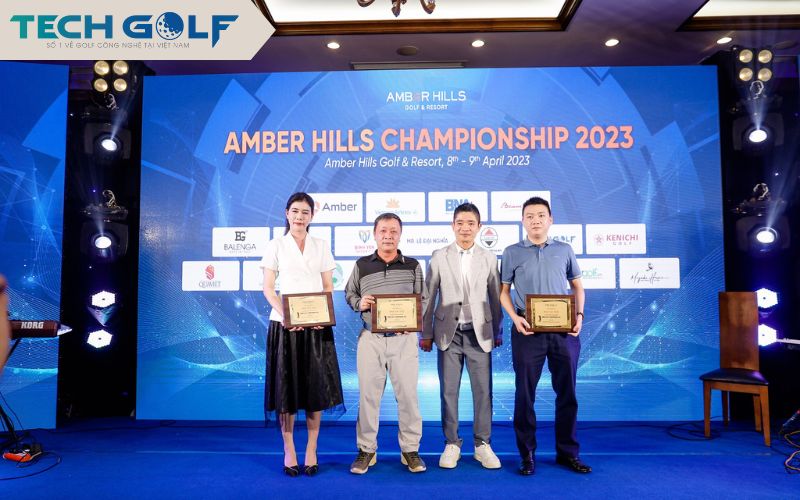 Techgolf tài trợ giải golf Amber Hill Champion 2023