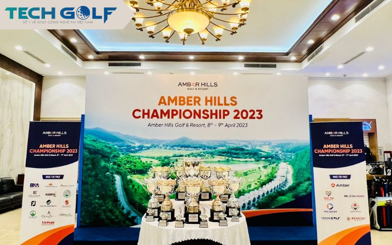 Techgolf tài trợ giải golf Amber Hill Champion 2023