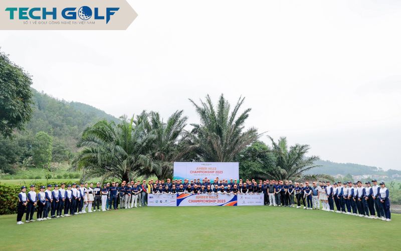 Techgolf tài trợ giải golf Amber Hill Champion 2023