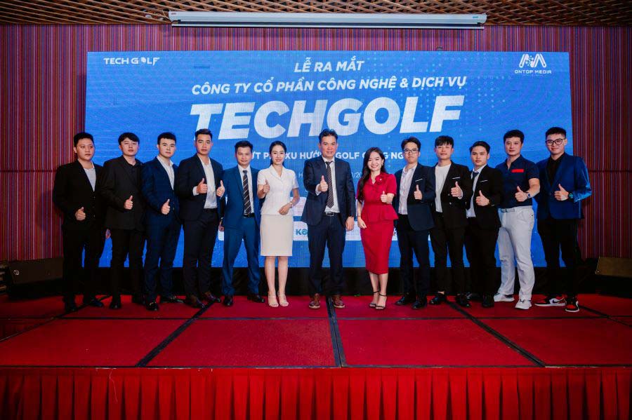 Ban lãnh đạo Techgolf cùng quyết tâm phát triển golf công nghệ
