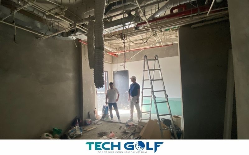 dự án lắp đặt phòng golf 3d