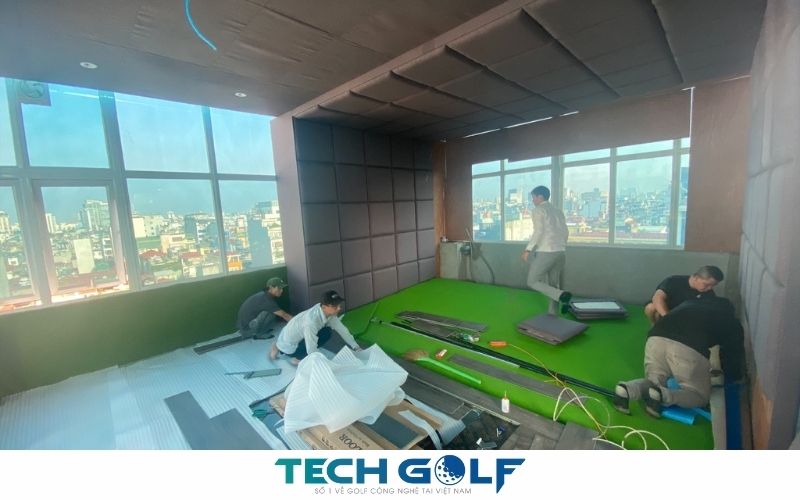 dự án lắp đặt phòng golf 3d