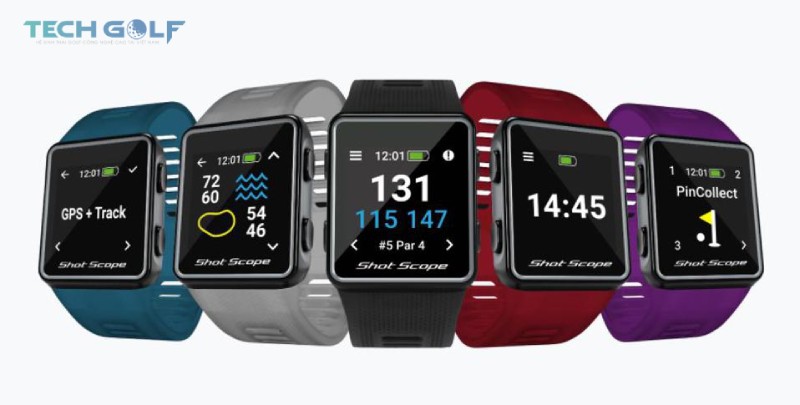 Đồng hồ golf Shot Scope được nhiều golfer lựa chọn khi ra sân