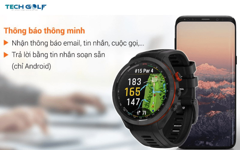 Đồng hồ golf Gamrin S70 sở hữu nhiều tính năng cải tiến