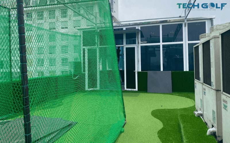 Lồng tập của dự án golf 3D Okongolf tại nhà chú Sơn