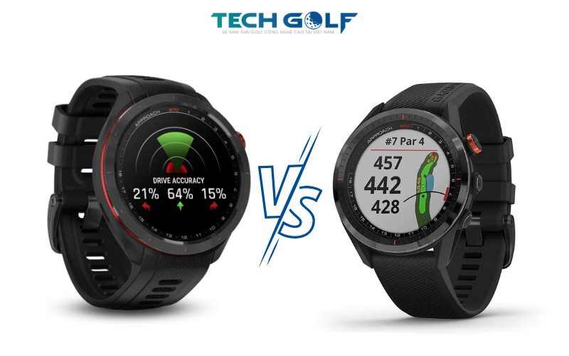 Đồng hồ golf Garmin S70 và Gamrin S62