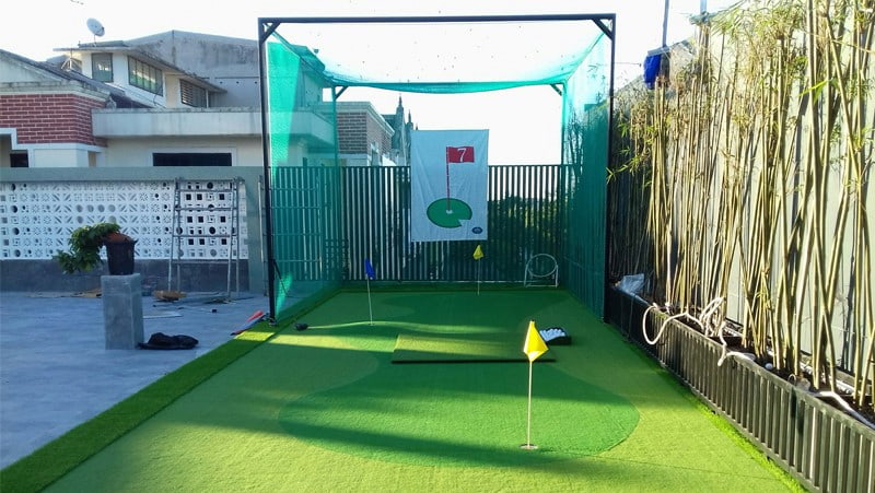 Thi công sân golf mini trên sân thượng cần lưu ý để đảm bảo an toàn khi sử dụng