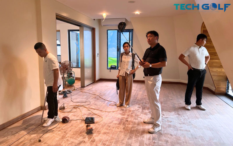 Mr. Lee Jung Hyun trực tiếp khảo sát và thi công dự án golf 3D ở Hải Phòng