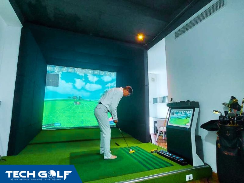 Techgolf - cung cấp dịch vụ lắp đặt phòng golf 3d tại biệt thự