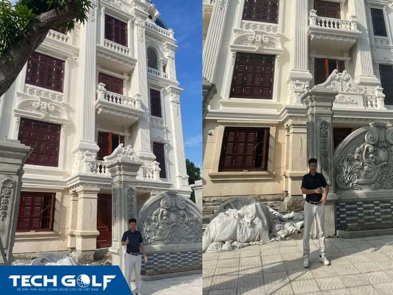 Techgolf - cung cấp dịch vụ lắp đặt phòng golf 3d tại biệt thự