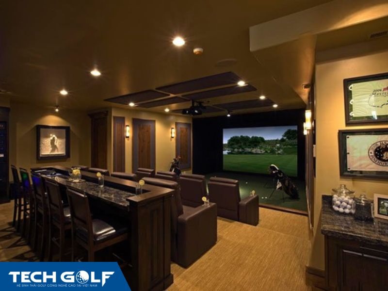 Techgolf - cung cấp dịch vụ lắp đặt phòng golf 3d tại biệt thự