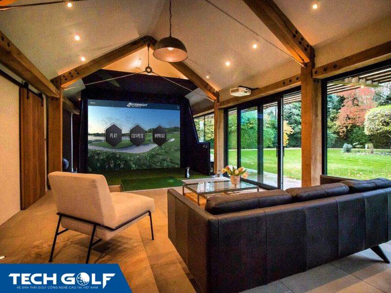 Phòng golf 3D trở thành xu hướng tân trang biệt thự vào dịp cuối năm