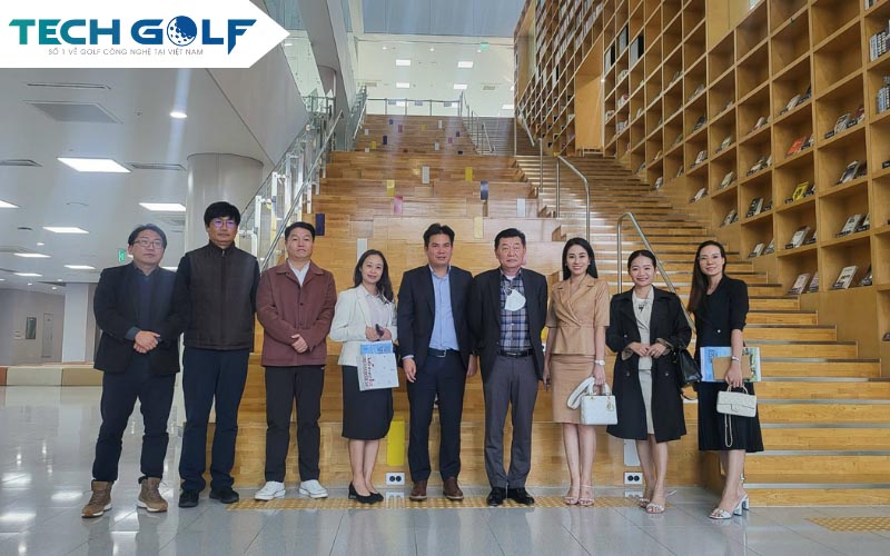 Ban lãnh đạo GolfGroup và Techgolf tham quan trụ sở đại học Hoseo