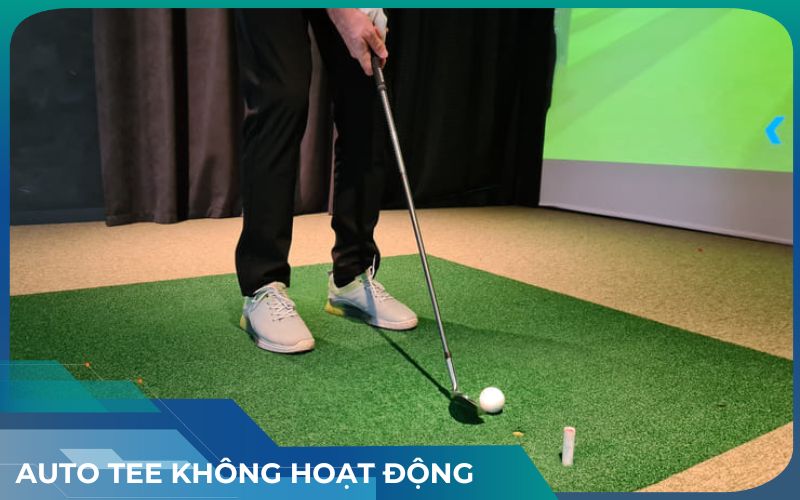 Auto tee không hoạt động hoặc bị kẹt bóng